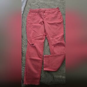 Old Navy Rockstar Mid-Rise Jeans in Pink